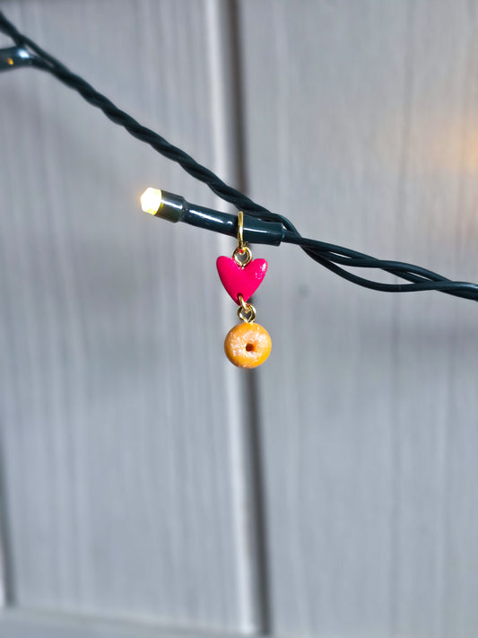 Marqueur de maille donut cœur – fait main